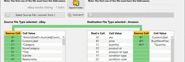 Listings Converter for Windows screenshot