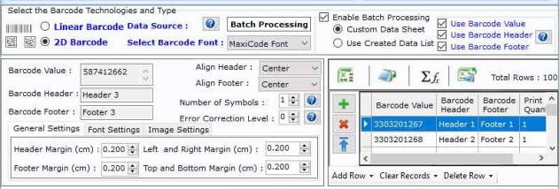 Logistics Shipments Barcode Program screenshot