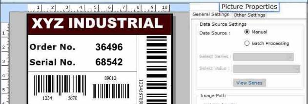 Logistics Warehouse Labeling Software screenshot