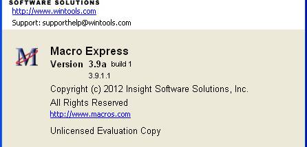 Macro Express screenshot