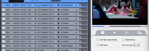MacX DVD Ripper Pro for Windows screenshot