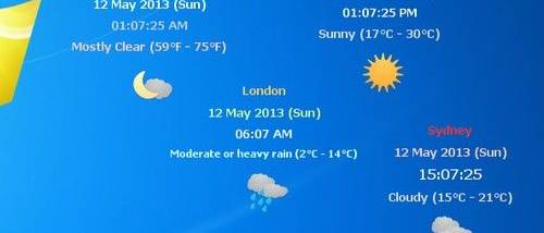 magayo World Time Weather screenshot