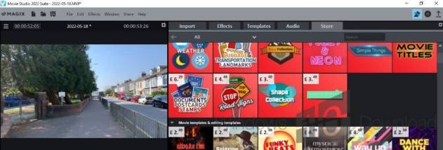 MAGIX Movie Studio screenshot