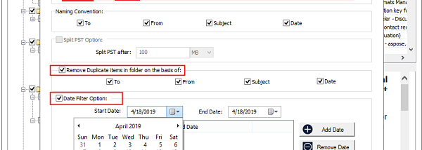 Maildir File Converter screenshot