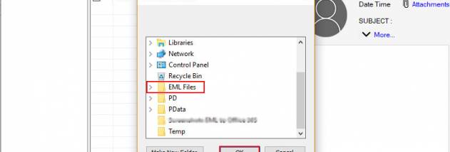 MailsDaddy EML to Office 365 Migration screenshot