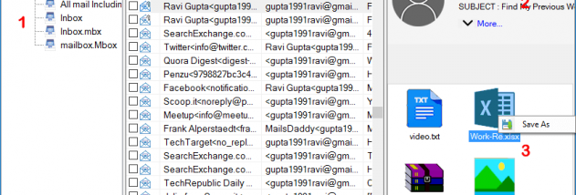MailsDaddy Free MBOX Viewer screenshot