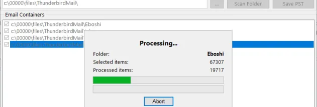 MailsDaddy Thunderbird to Office 365 screenshot
