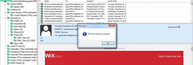 MailsSoftware OST to PST Converter screenshot