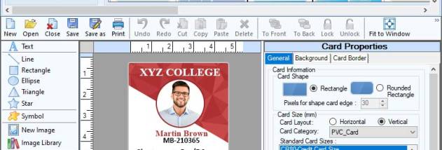 Maintained Id Card Software screenshot