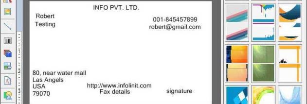 Make Business Cards Software screenshot