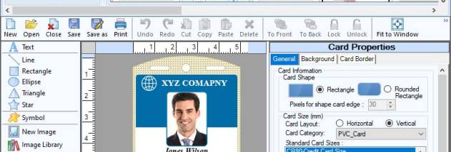 Card Designing Application screenshot