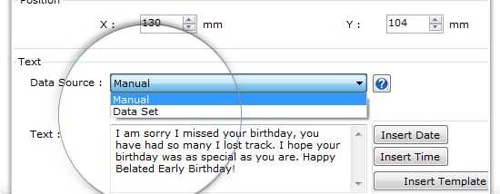 Making a Greeting Card screenshot