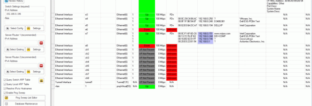 Managed Switch Port Mapping Tool screenshot