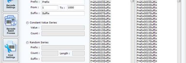 Manufacturing Barcode Label Maker screenshot