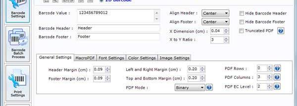 Manufacturing Barcode Label Software screenshot