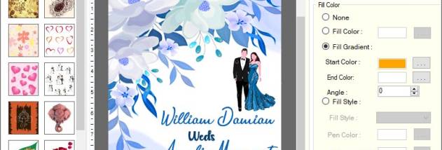 Marriage Invitation Card Maker Software screenshot
