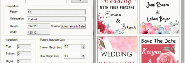 Marriage Invitation Cards Maker Software screenshot