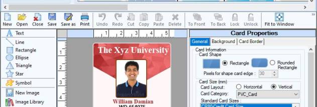 Mass Student ID Card Generating Tool screenshot