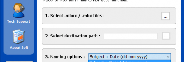 MBOX to PDF Wizard screenshot