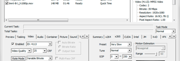 MediaCoder Portable screenshot