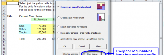 Mekko Chart Creator screenshot
