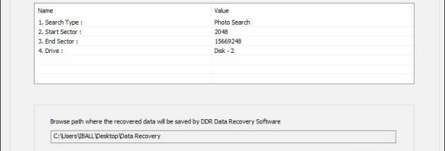 Memory Stick Data Recovery screenshot