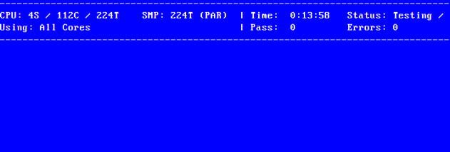 Memtest86+ for Windows screenshot