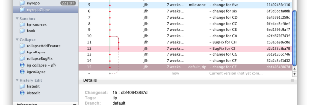 Mercurial for Mac screenshot