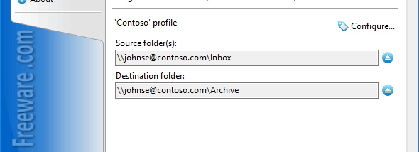 Merge Folders for Outlook screenshot