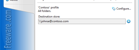 Merge Stores for Outlook screenshot