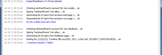 Merlin InstantFeedback screenshot