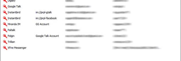 Messenger Password Recovery Pro screenshot