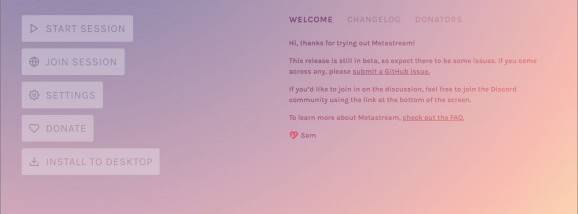 Metastream Remote for Chrome screenshot