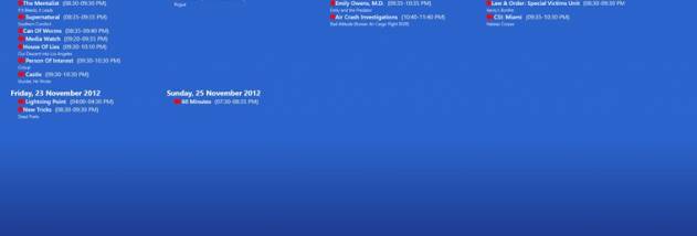 Metro Media Centre screenshot