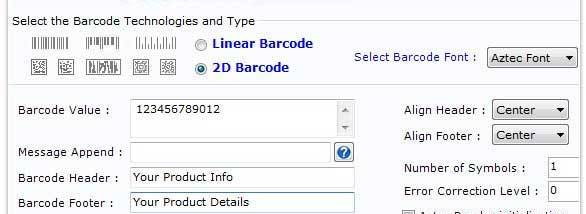 MICR Code Generator screenshot
