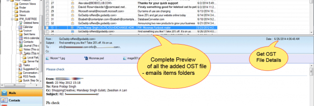 OST to PST Converter screenshot
