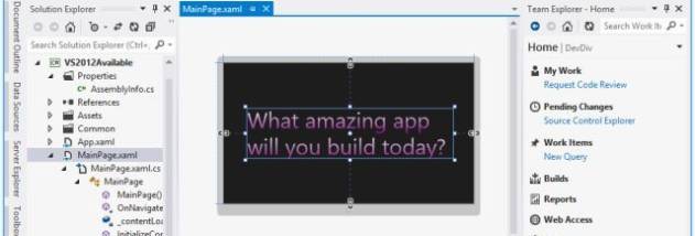 Microsoft Visual Studio screenshot
