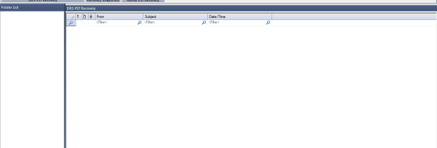 MigrateEmails PST Recovery Tool screenshot