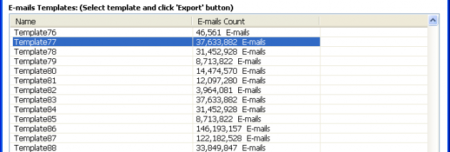 Millions Email Generator Platinum screenshot
