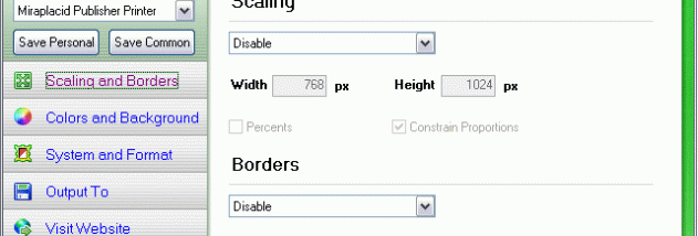 Miraplacid Publisher Terminal Edition screenshot