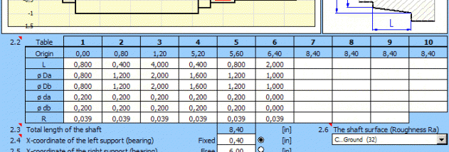 MITCalc Shafts Calculation screenshot