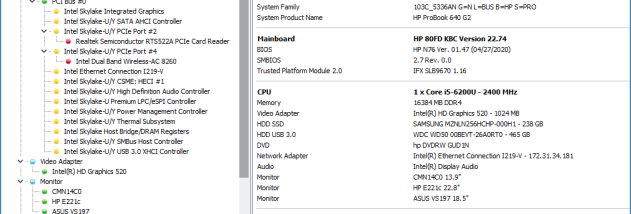 MiTeC System Information X screenshot