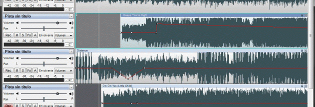 MixPad, mezclador de música gratuito screenshot