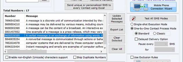 Mobile Bulk SMS Software screenshot