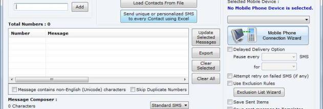 Mobile Messaging Software GSM screenshot