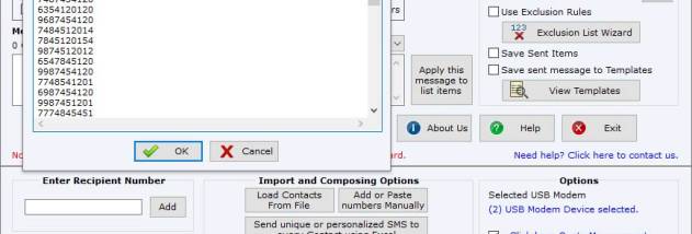 Modem SMS Gateway App screenshot