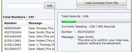 Modem SMS Software screenshot