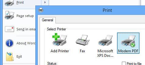 Modern PDF Maker screenshot