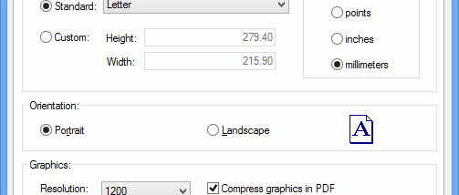 Modern PDF Printer screenshot