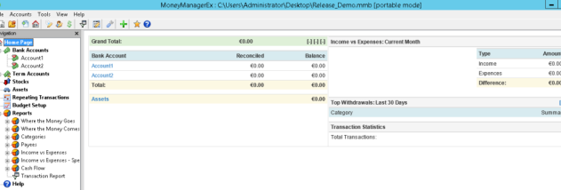 Money Manager Ex Portable x64 screenshot